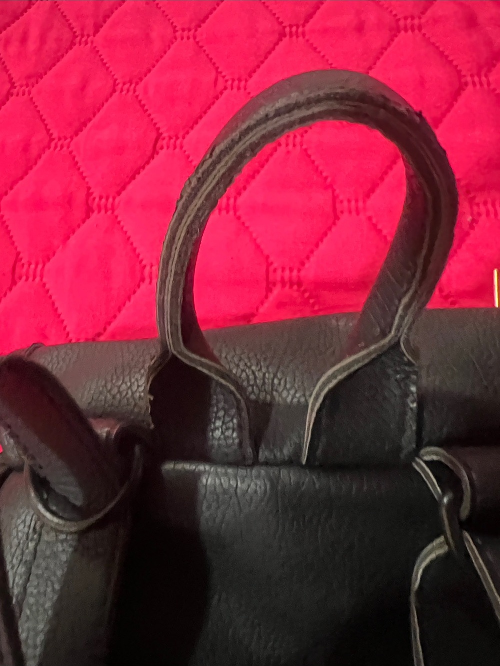 adidas Black Mini Backpack with Rose Gold Trim - Picture 10 of 11